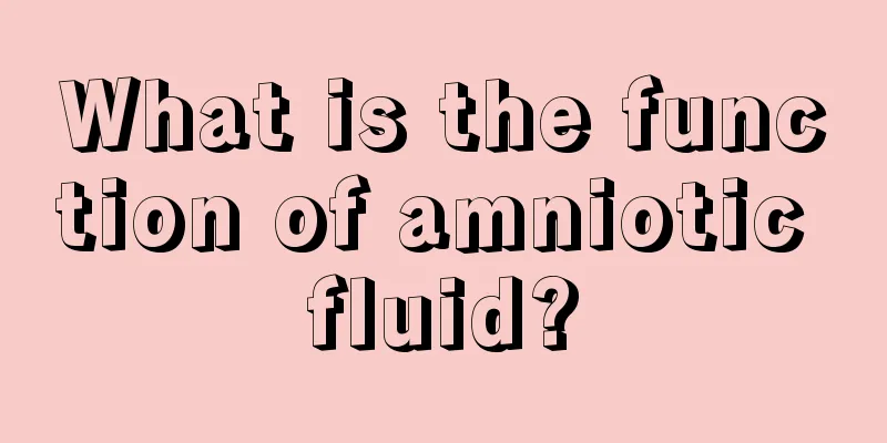 What is the function of amniotic fluid?