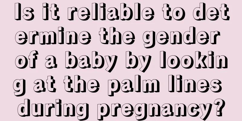 Is it reliable to determine the gender of a baby by looking at the palm lines during pregnancy?