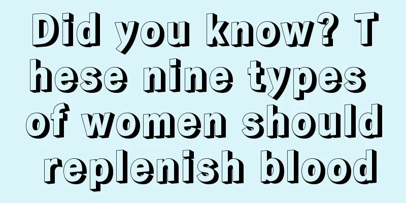 Did you know? These nine types of women should replenish blood