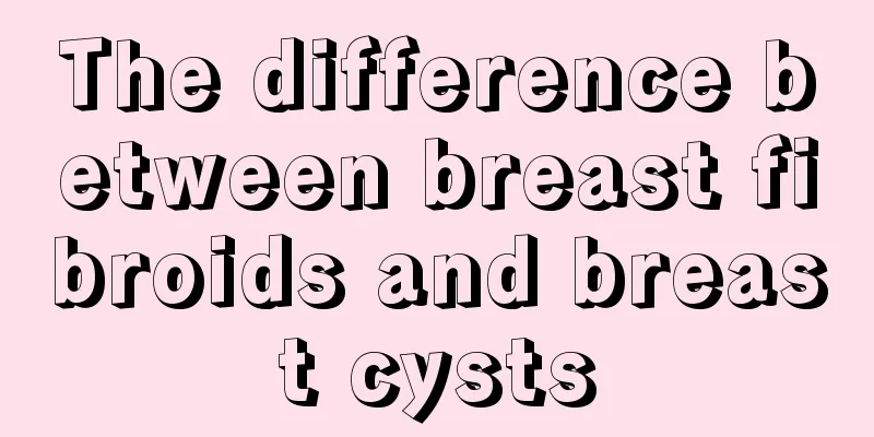 The difference between breast fibroids and breast cysts