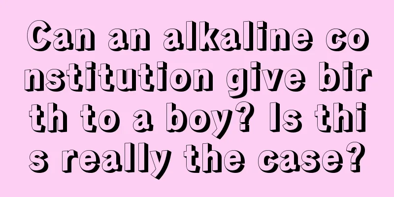 Can an alkaline constitution give birth to a boy? Is this really the case?