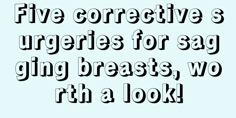 Five corrective surgeries for sagging breasts, worth a look!