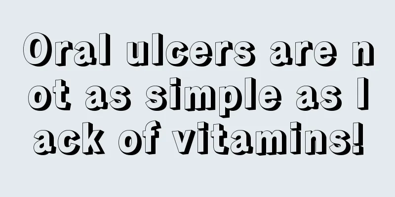 Oral ulcers are not as simple as lack of vitamins!