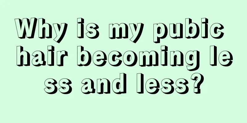 Why is my pubic hair becoming less and less?