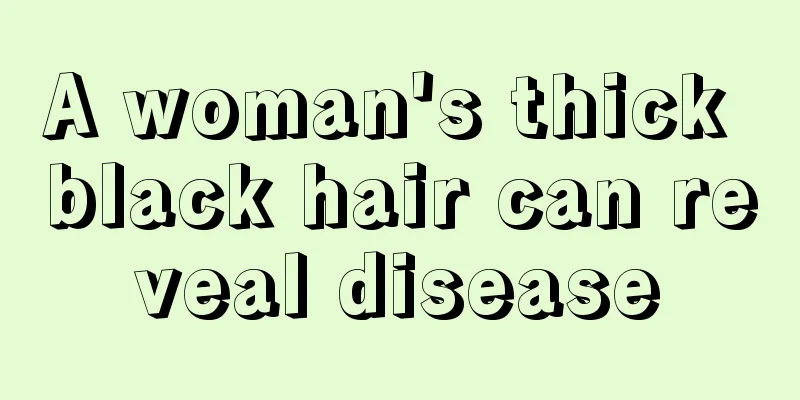 A woman's thick black hair can reveal disease