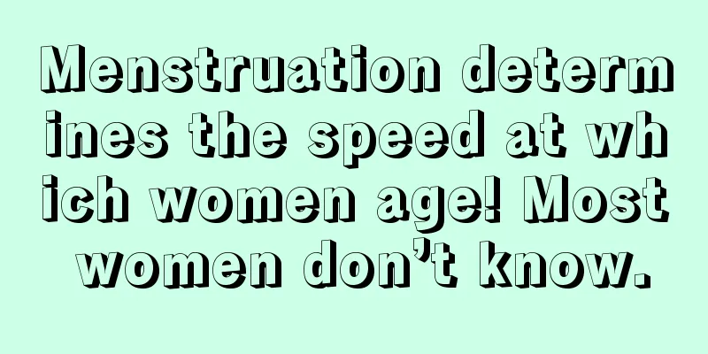 Menstruation determines the speed at which women age! Most women don’t know.