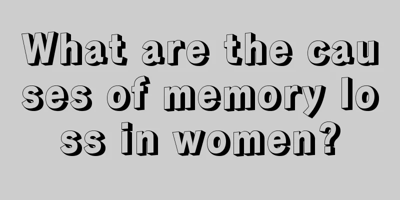 What are the causes of memory loss in women?