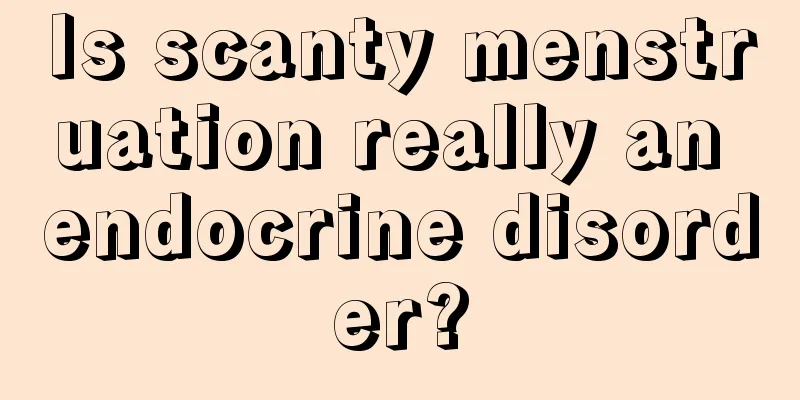 Is scanty menstruation really an endocrine disorder?