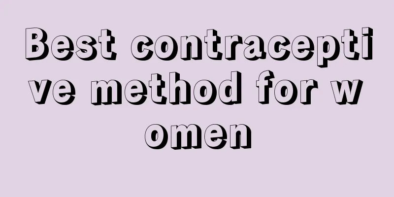 Best contraceptive method for women