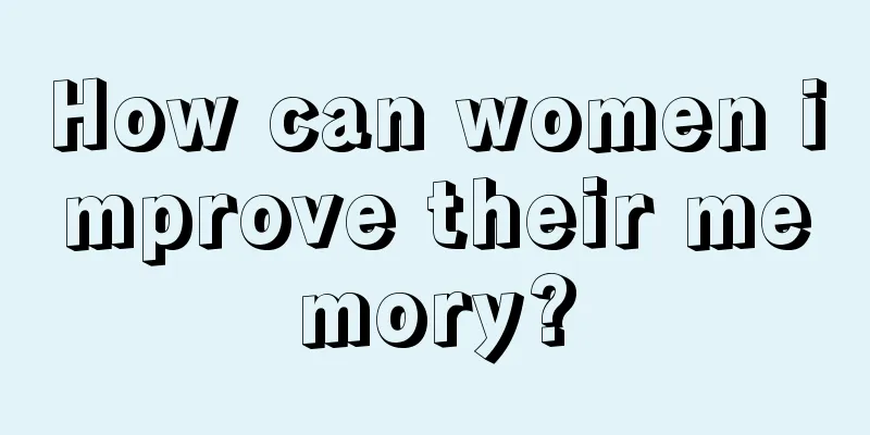 How can women improve their memory?