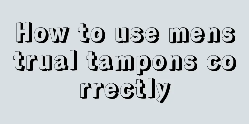 How to use menstrual tampons correctly