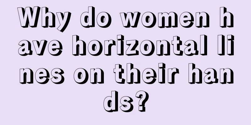 Why do women have horizontal lines on their hands?