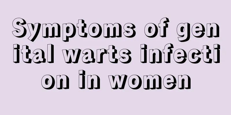 Symptoms of genital warts infection in women