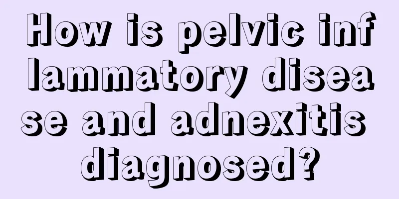 How is pelvic inflammatory disease and adnexitis diagnosed?