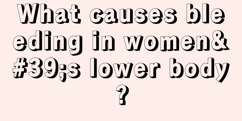 What causes bleeding in women's lower body?