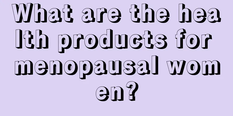 What are the health products for menopausal women?