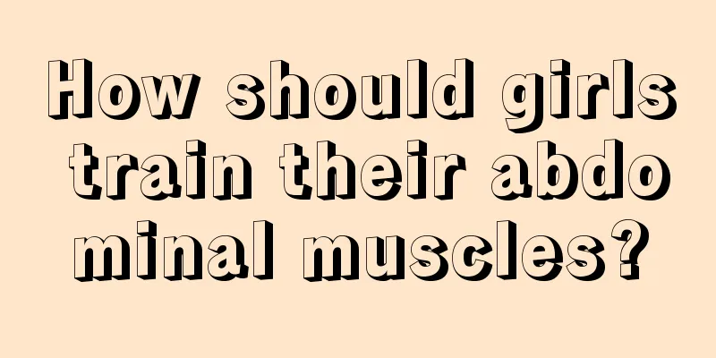 How should girls train their abdominal muscles?