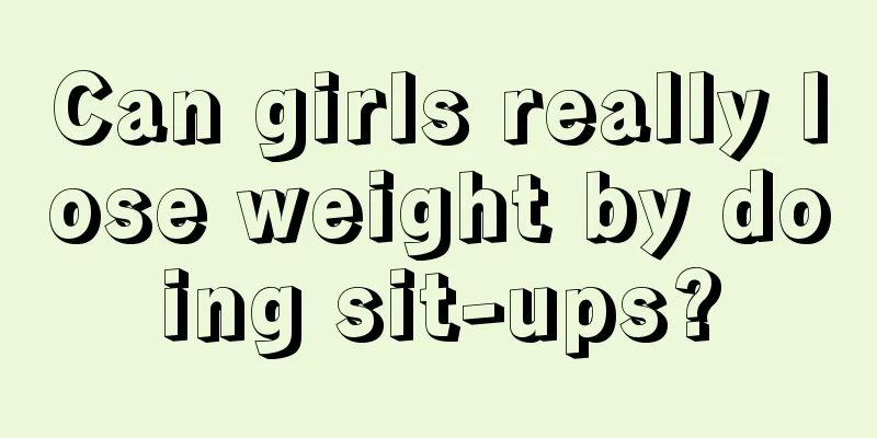 Can girls really lose weight by doing sit-ups?