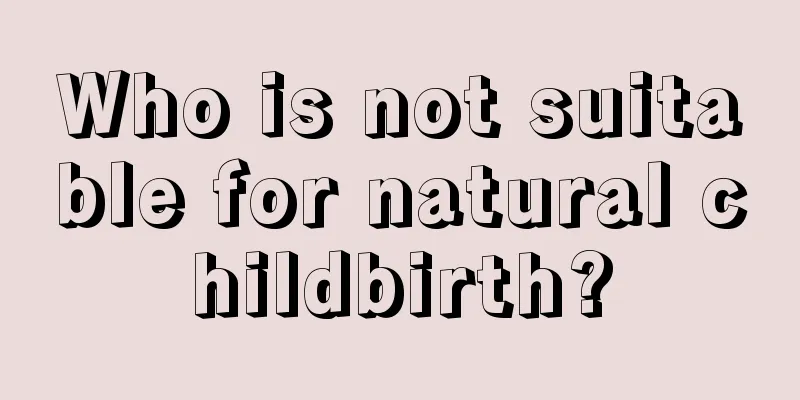 Who is not suitable for natural childbirth?