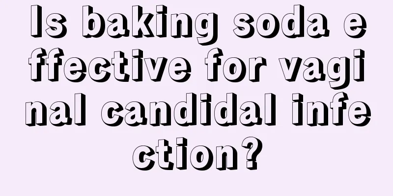 Is baking soda effective for vaginal candidal infection?