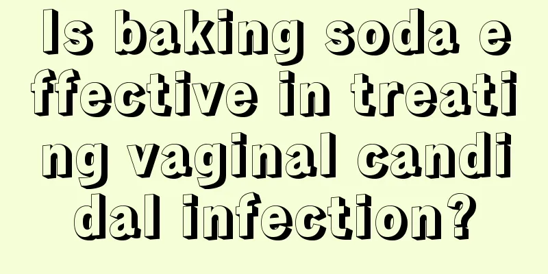 Is baking soda effective in treating vaginal candidal infection?