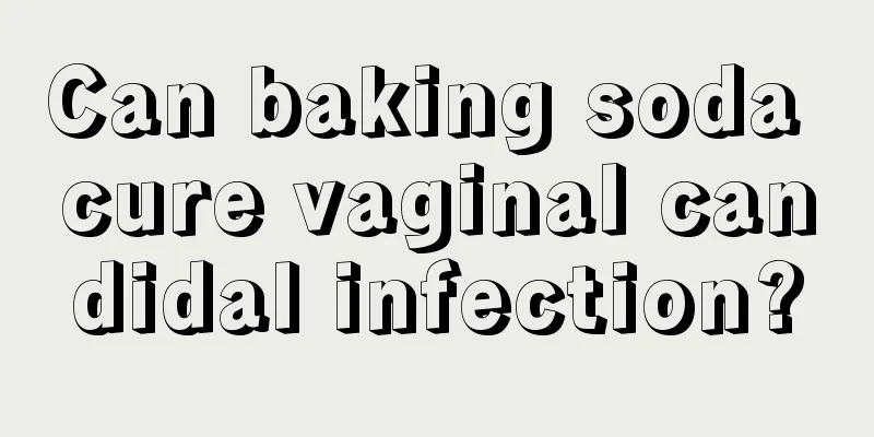 Can baking soda cure vaginal candidal infection?