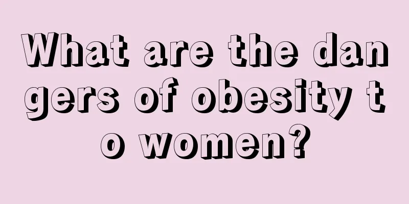 What are the dangers of obesity to women?