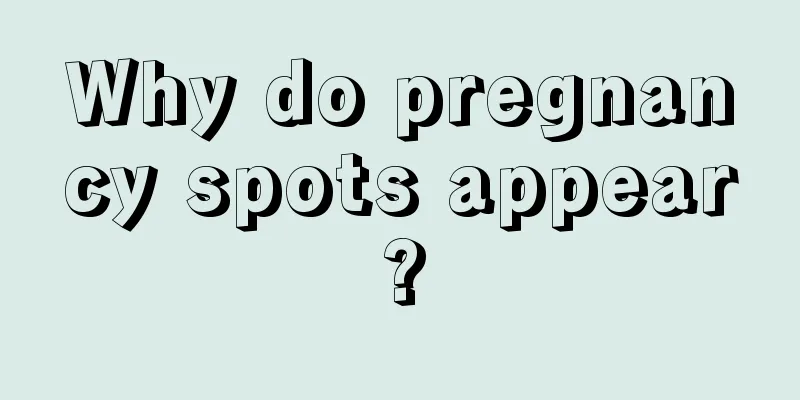 Why do pregnancy spots appear?