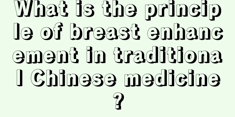 What is the principle of breast enhancement in traditional Chinese medicine?