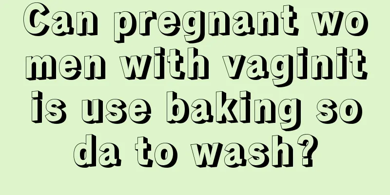 Can pregnant women with vaginitis use baking soda to wash?