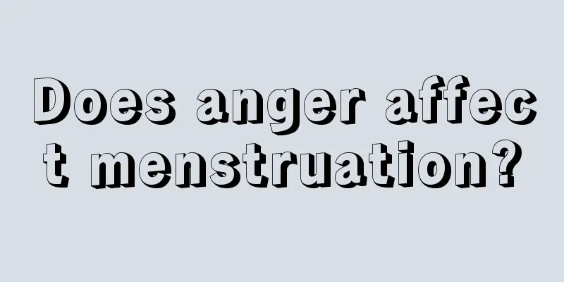 Does anger affect menstruation?