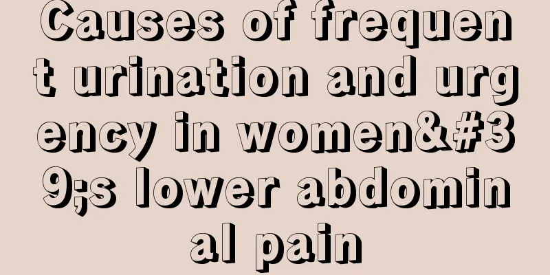 Causes of frequent urination and urgency in women's lower abdominal pain