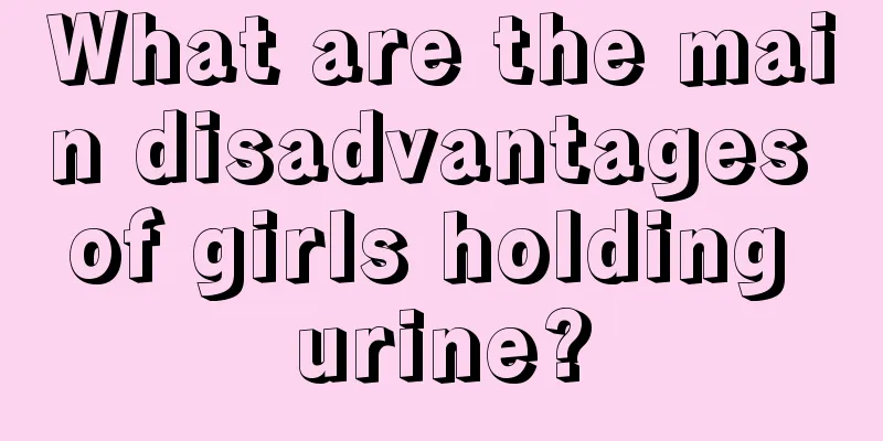 What are the main disadvantages of girls holding urine?