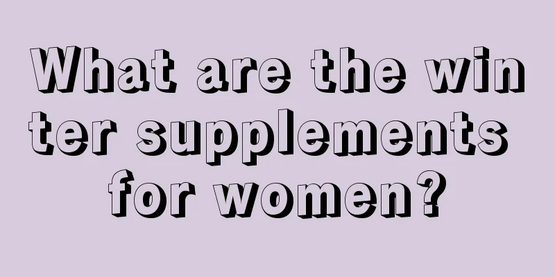 What are the winter supplements for women?