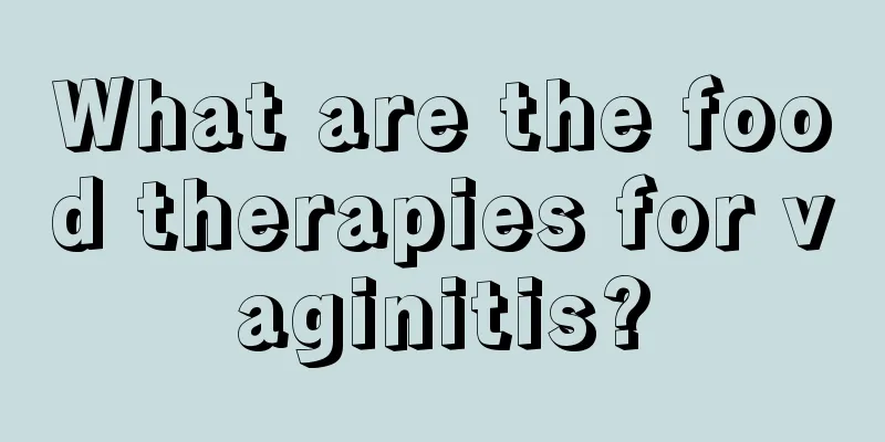 What are the food therapies for vaginitis?