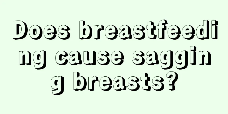 Does breastfeeding cause sagging breasts?