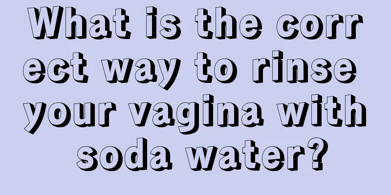 What is the correct way to rinse your vagina with soda water?