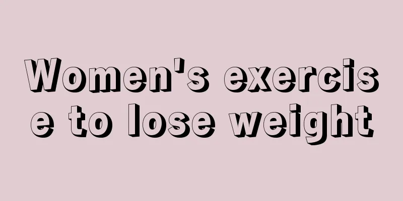 Women's exercise to lose weight