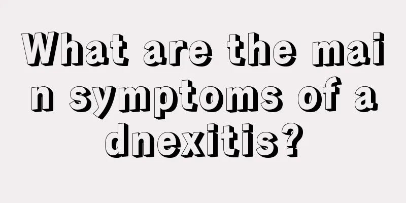 What are the main symptoms of adnexitis?