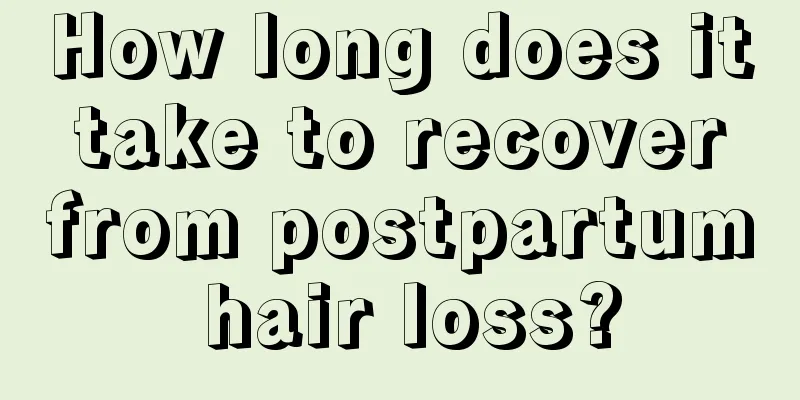 How long does it take to recover from postpartum hair loss?