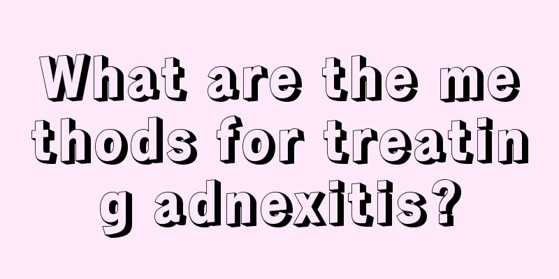 What are the methods for treating adnexitis?