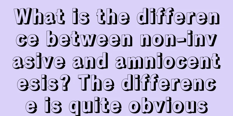 What is the difference between non-invasive and amniocentesis? The difference is quite obvious