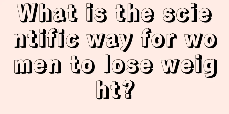 What is the scientific way for women to lose weight?