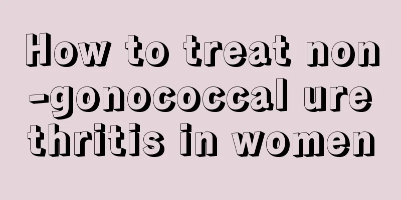 How to treat non-gonococcal urethritis in women