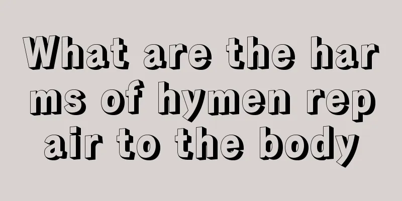 What are the harms of hymen repair to the body