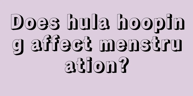 Does hula hooping affect menstruation?