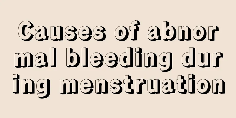 Causes of abnormal bleeding during menstruation