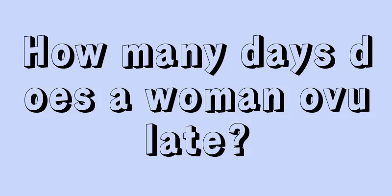 How many days does a woman ovulate?