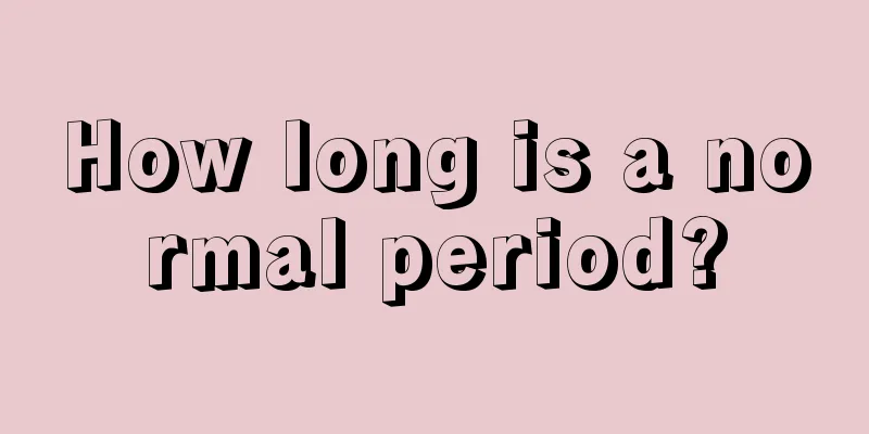 How long is a normal period?