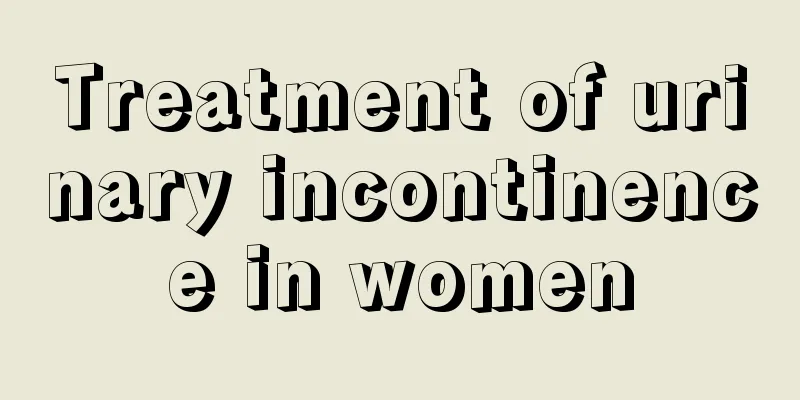 Treatment of urinary incontinence in women